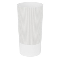Вазон Версаль d15 h28см 3,75л пластик белый