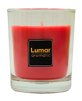 Свеча в стакане Lumar 125г аромат ягоды