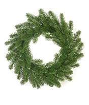 Венок искусственный еловый d47см зеленый