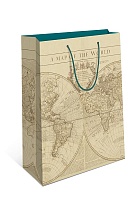 Пакет подарочный 18*23*10см карта