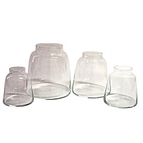 Ваза из стекла Осло-2 d17*h17,5см 2,45л