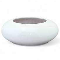 Кашпо Оазис d20 h7,5см 1,6л керамика белый