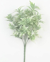 Зелень букет искусственный h34см бело-зеленый