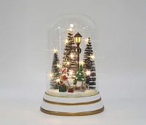 Композиция НГ светящаяся 16,5*23,5см белый