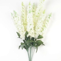 Сирень в букете, искусственный, h75см, белый