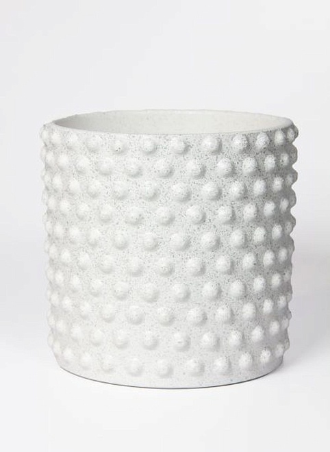 Кашпо Цилиндр Драже d15 h15см 1.8л бетон жемчуг