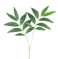Зелень, ветка искусственная, бамбук, h45см, зеленый