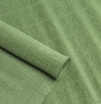 Бумага гофрированная оливково-серый №562, 180г/м2, 50*250см 