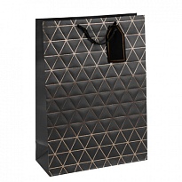 Пакет подарочный 30*41*12см черный