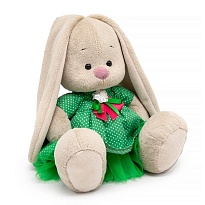 Мягкая игрушка Зайка Ми в платье Земляничка (большой) h23см