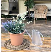 Лейка RoxElla 1,5л пластик прозрачно-голубой