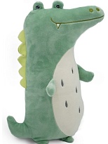 Мягкая игрушка Крокодил Дин, h33см, зеленый