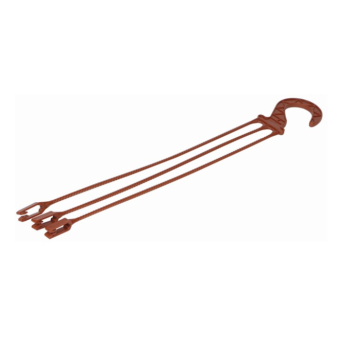 Усы универсальные 45см шоколадный