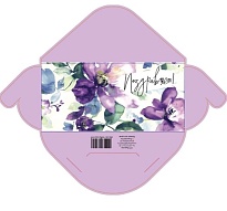 Конверт для денег сборный "Поздравляем", 8*17см, 5шт