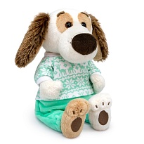Мягкая игрушка Бартоломей Baby в зимней пижамке h20см 