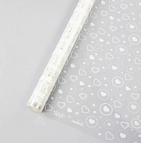 Пленка прозрачная 60см 400г Солана белый