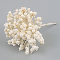 Вставка Ягоды h14см белый