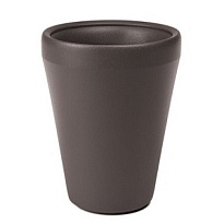 Кашпо Lamela ЛИМА высокая d39,5 h51см 40л пластик мокка 