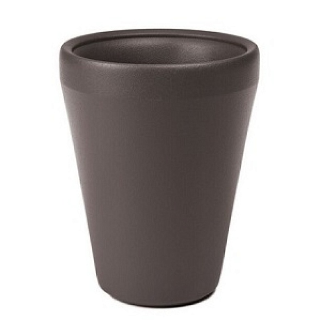 Кашпо Lamela ЛИМА высокая d39,5 h51см 40л пластик мокка 