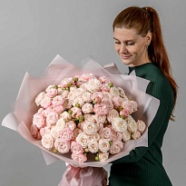 Букет из роз кустовых №12