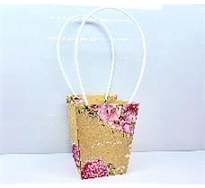 Пакет для цветов крафт 13*9,5*15,5см №2 Just for you микс