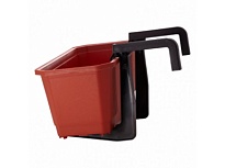 Кронштейн к балконному ящику черный 2шт 