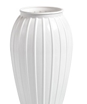 Ваза из акрила Фонарик d13*h22см белый