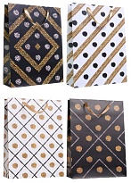 Пакет подарочный 31*42*12см Геометрия ассорти