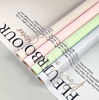 Пленка матовая 60см*10м Bonjour персиковый