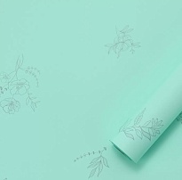 Пленка матовая 58см*10м 65мкр Эстетика тиффани