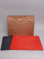 Пакет подарочный 41*32*12см ромб микс