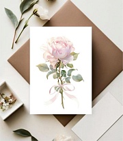 Открытка Цветок! 7*10см 5шт