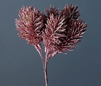 Ветка декоративная в связке h16см розовый 