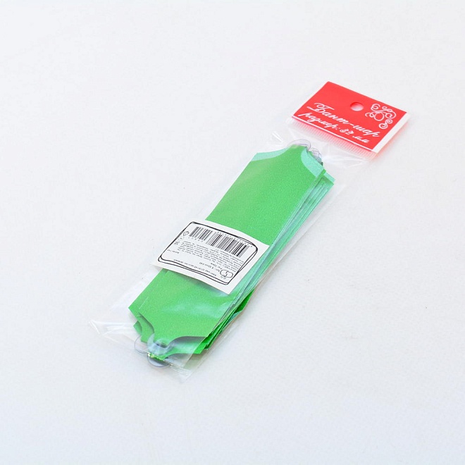 Бант шар 32мм однотонный зеленый 