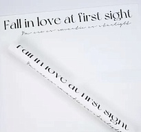 Пленка матовая 58см*10м 65мкр Fall in love белый