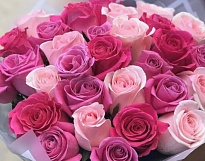 Роза Samerhflowers Mix Light Pink дл.50 25шт