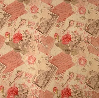 Бумага крафт 60см*10м 70г/м2 Дизайнерская Винтаж