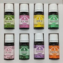 Эфирные масла набор водорастворимые 10мл 8шт НатурВитАрома 