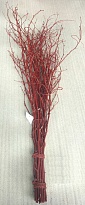 Ветка декоративная в связке h90см красный 