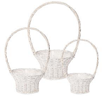 Корзина (ива) d29*29*h20*hh57см круг белый