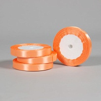 Лента атласная 12мм*25ярд лососевый