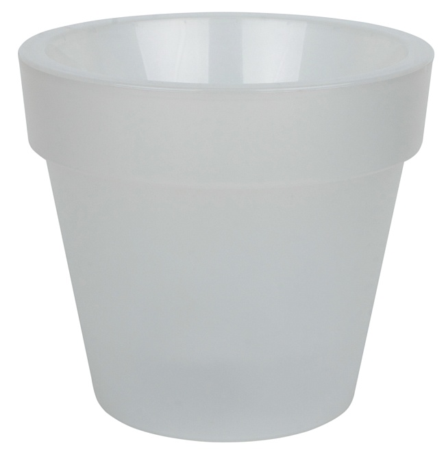 Кашпо Протея d20 h17см 3,7л с вкладкой пластик прозрачный