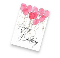 Открытка "Happy Birthday", 9,5*14 см