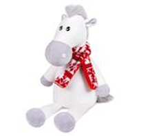 Мягкая игрушка Конь Леня h27см