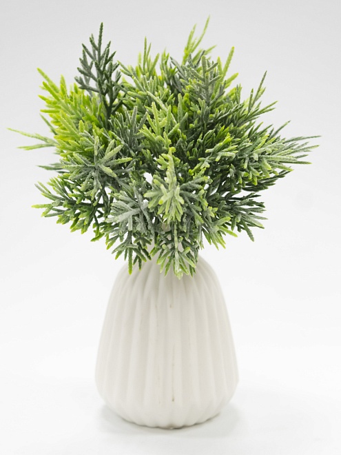 Зелень букет искусственный туи h20см зеленый