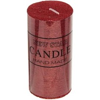 Свеча колонна New Star d5*h10см красный