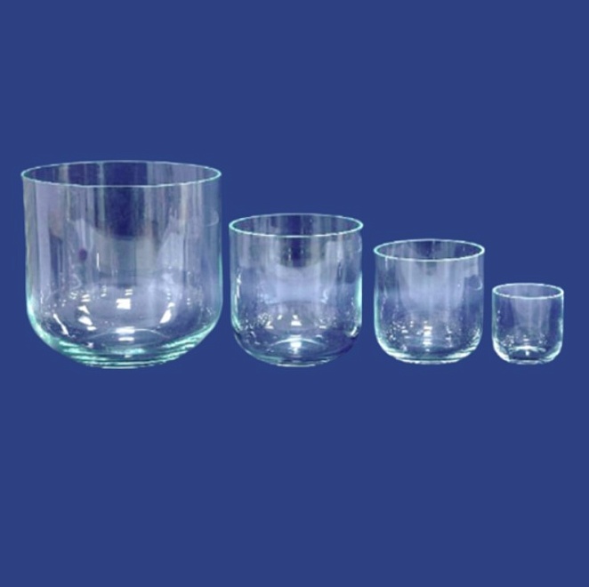 Ваза из стекла Мидори d13.5*h13см 1,4л