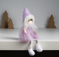 Сувенир Девочка в сиреневом платьишке 7,2*7*18см 