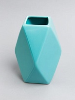 Ваза декоративная d13*h18см керамика голубой