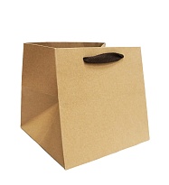 Пакет подарочный крафт 30*30*30см 